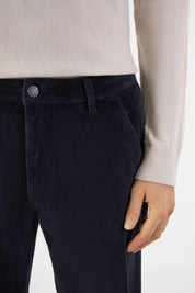 jeans mane relaxed straight corduroy -french - dark navy