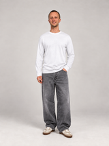 loose fit longsleeve bright white