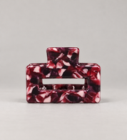 spange rectangle small fig marble