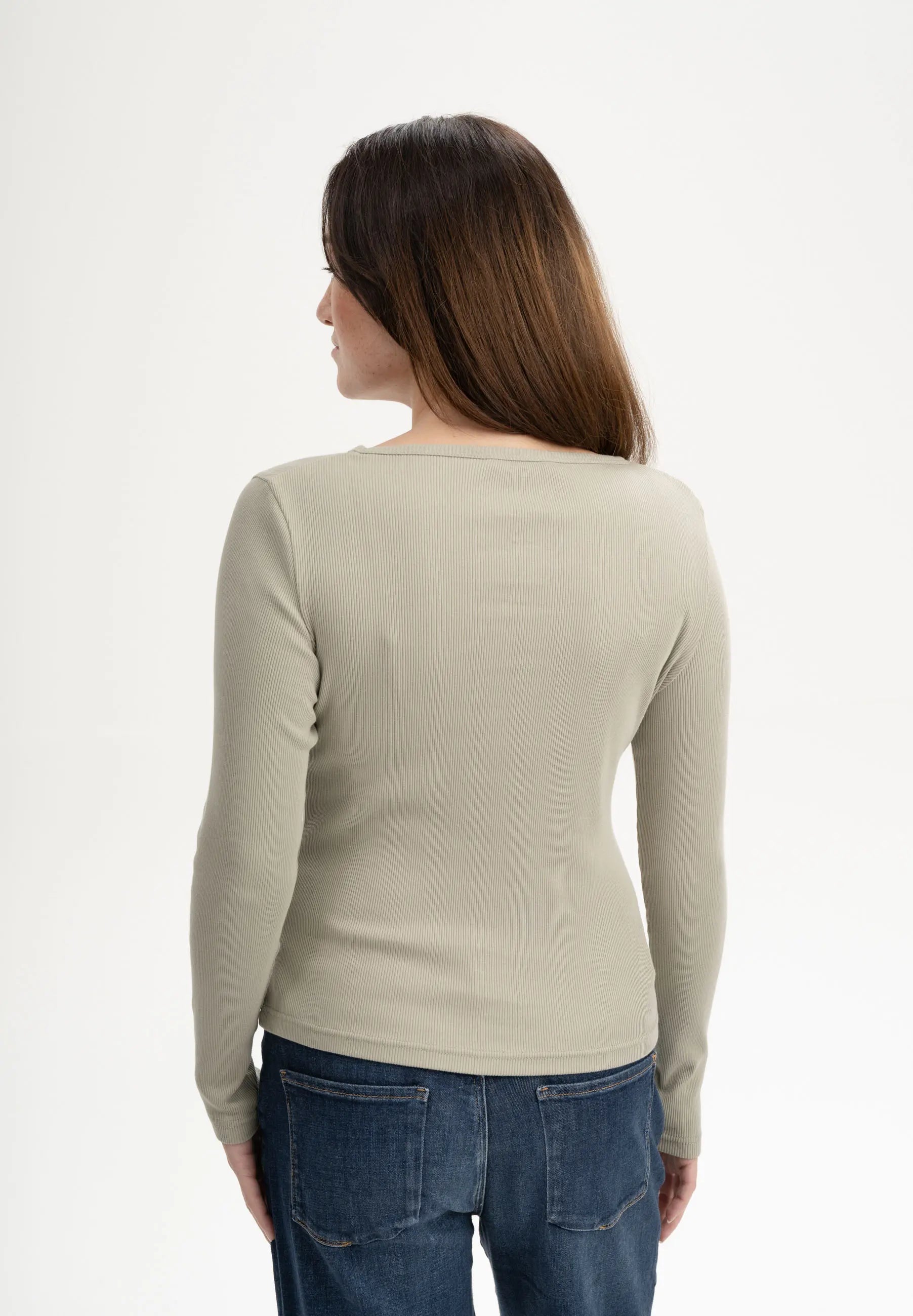 ribbed longsleeve mehar dusty green