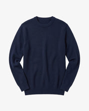merino crew neck sweater vintage Indigo