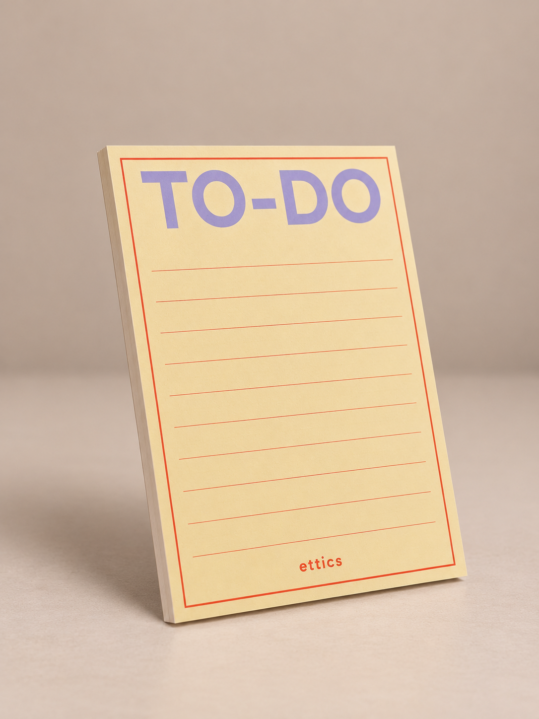 block ettics STUDIO - TO DO