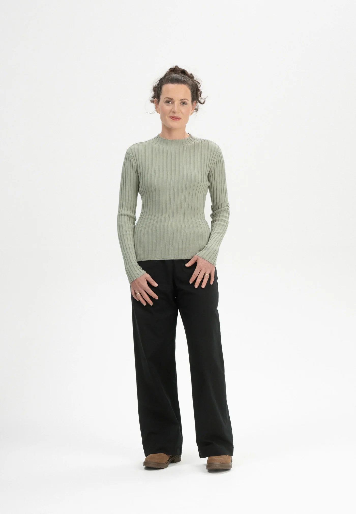 pullover namari green clay