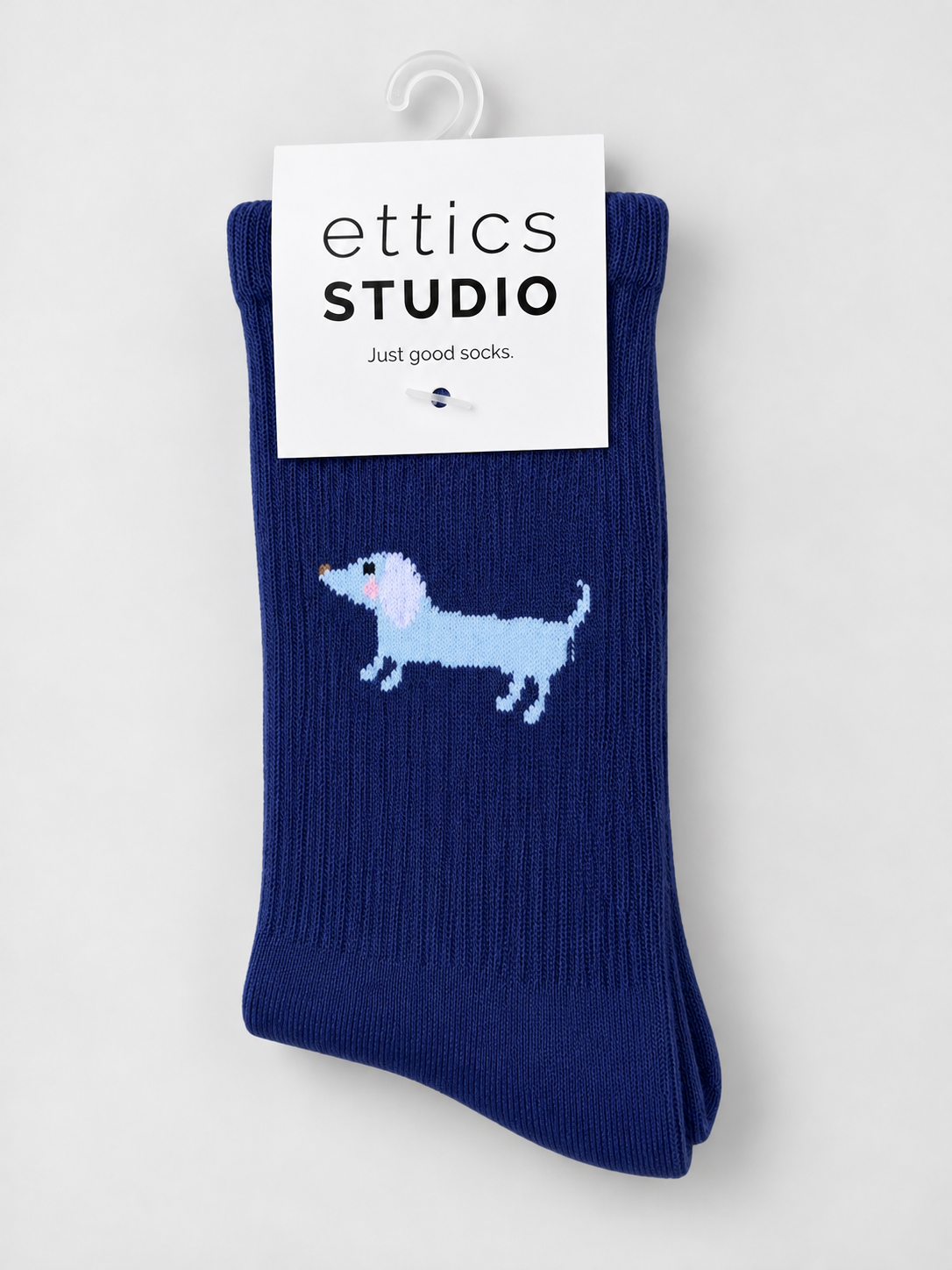 tennis sock patriot blue sausage dog