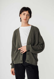 cardigan neesha green melange