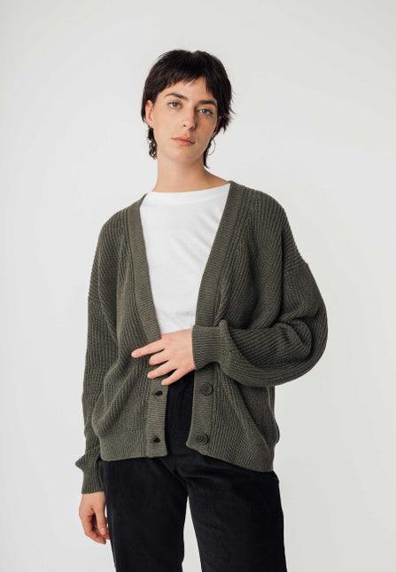 cardigan neesha green melange