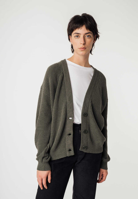 cardigan neesha green melange