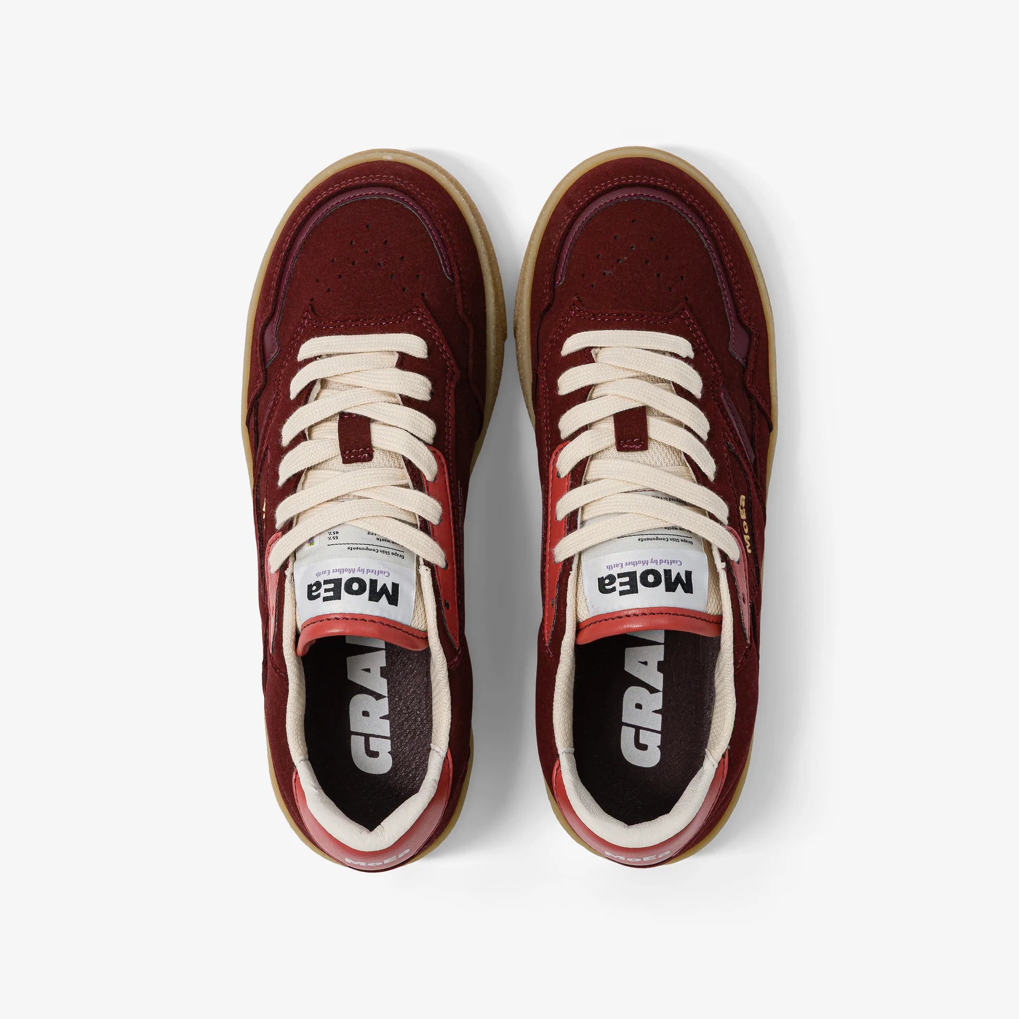 schuhe GEN9 grapes full burgundy suede