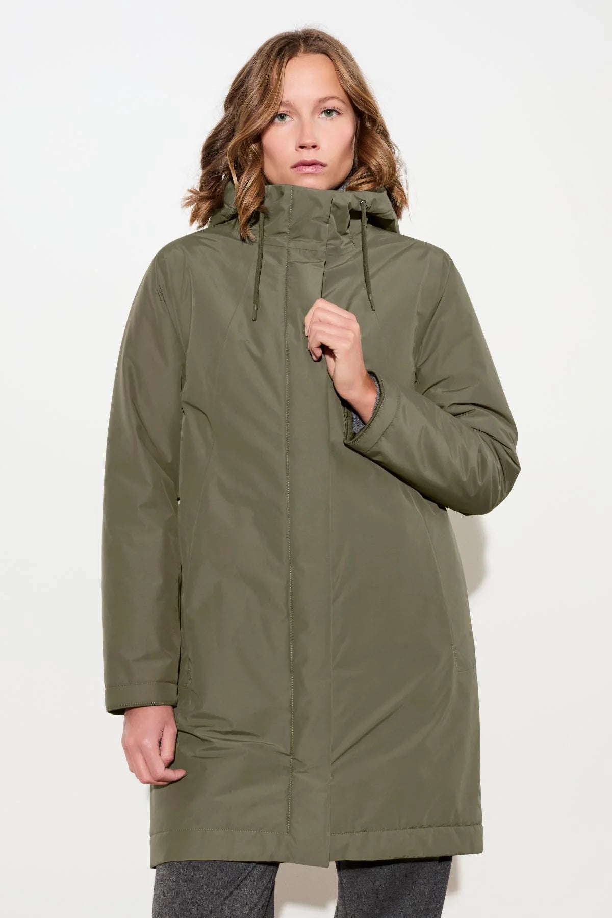 wattierter parka leicht tailliert sencha (PA011CN08)