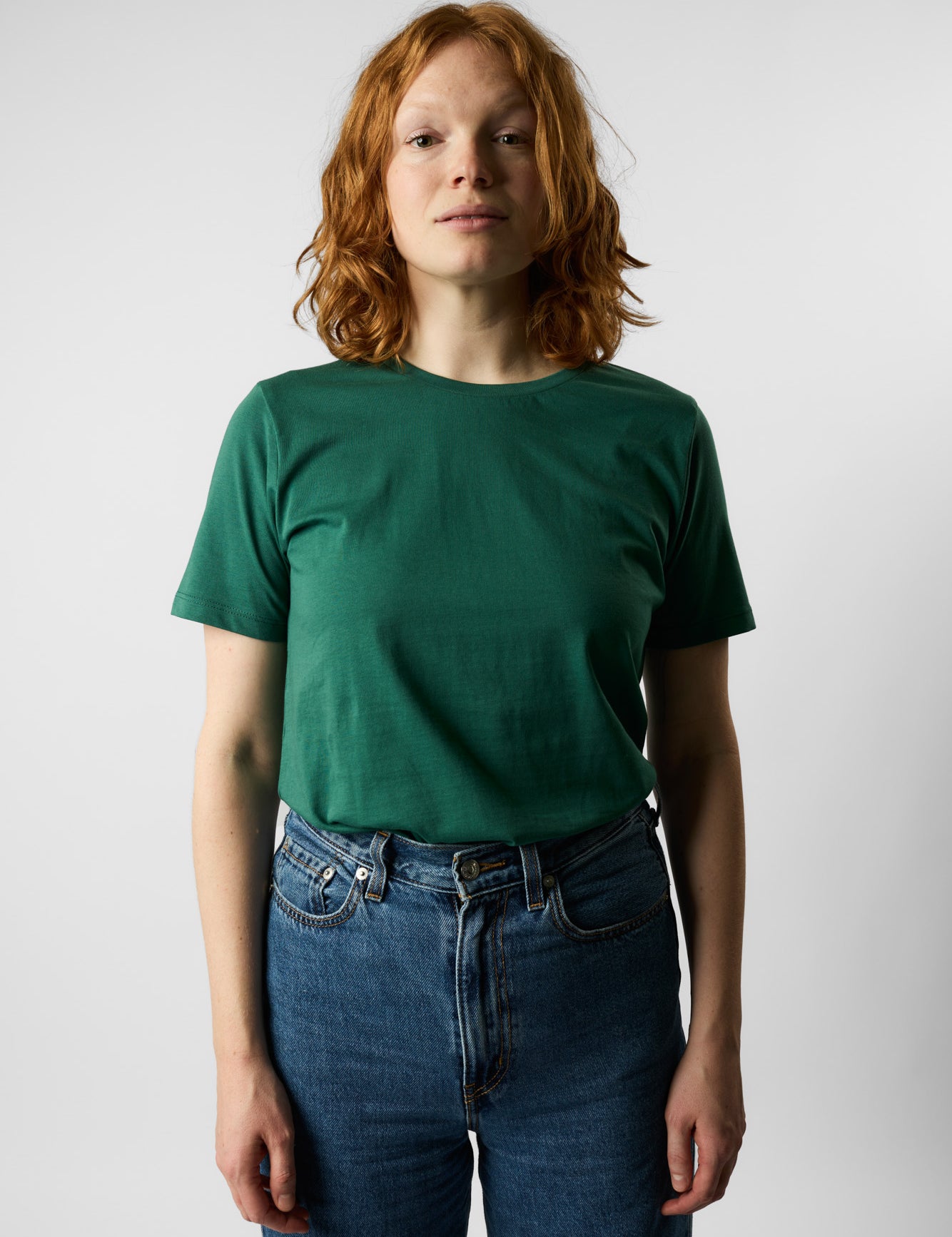 fitted organic women's tee