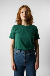fitted organic women's tee
