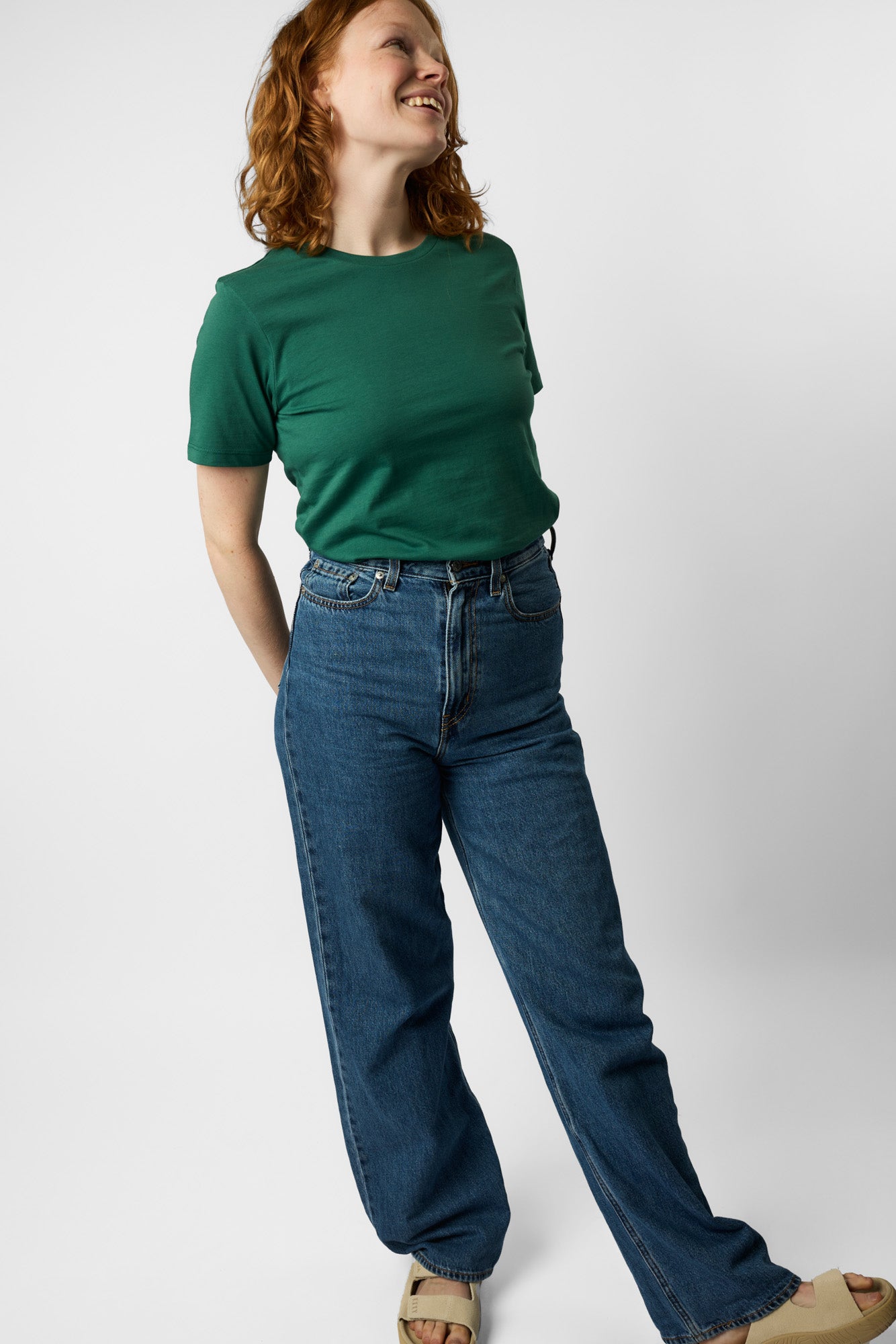 fitted organic women's tee