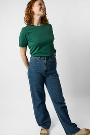 fitted organic women's tee