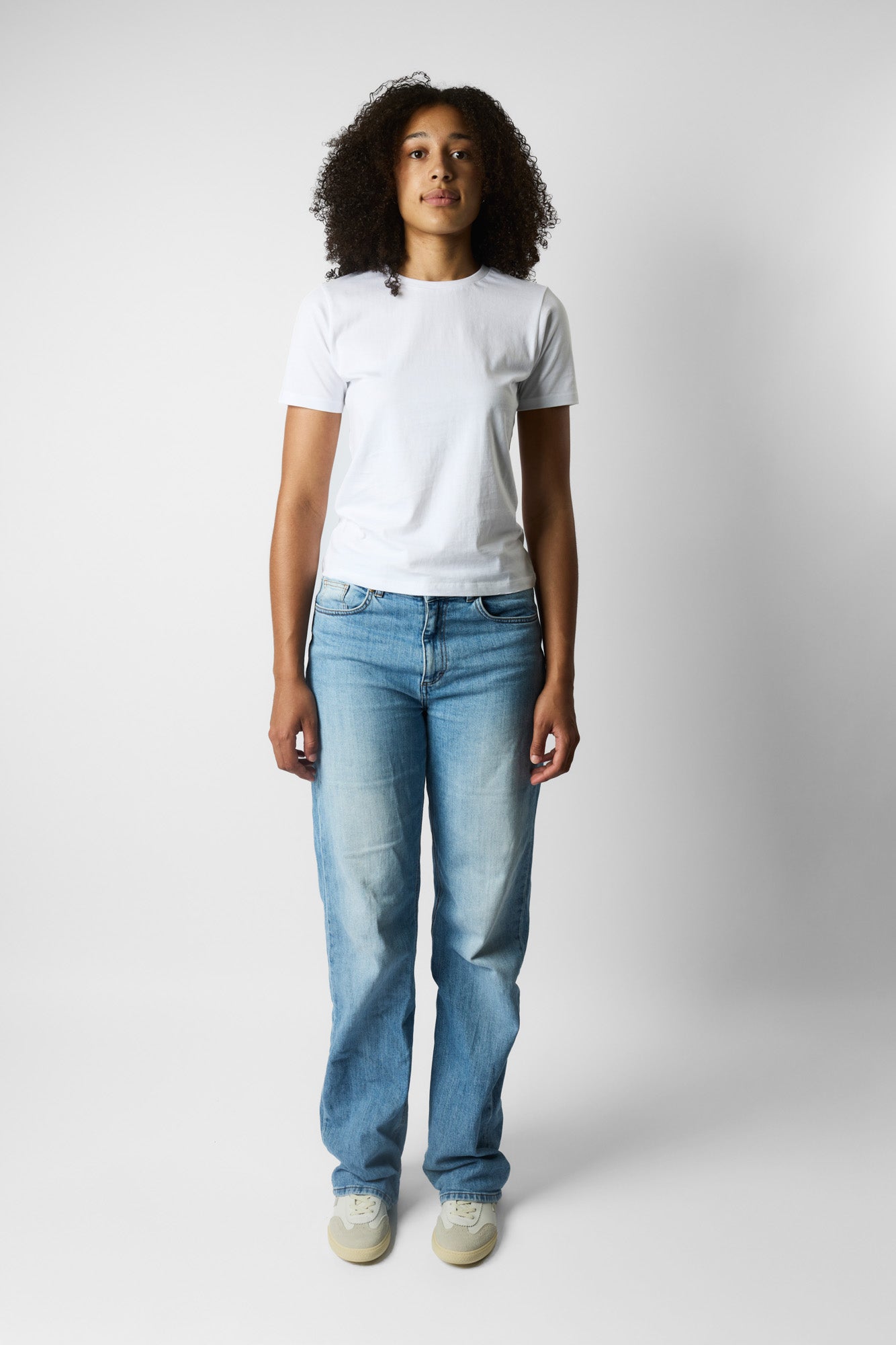 fitted organic women's tee