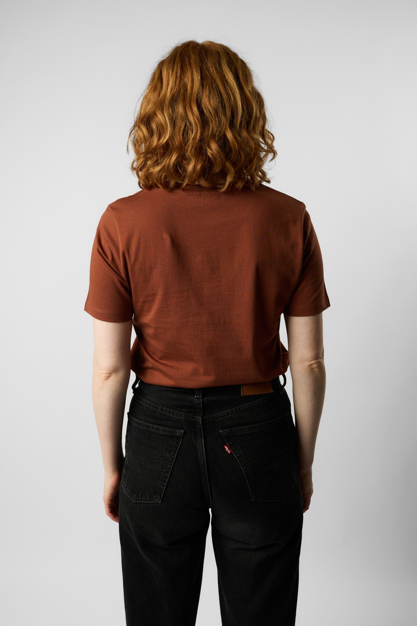 fitted organic women's tee