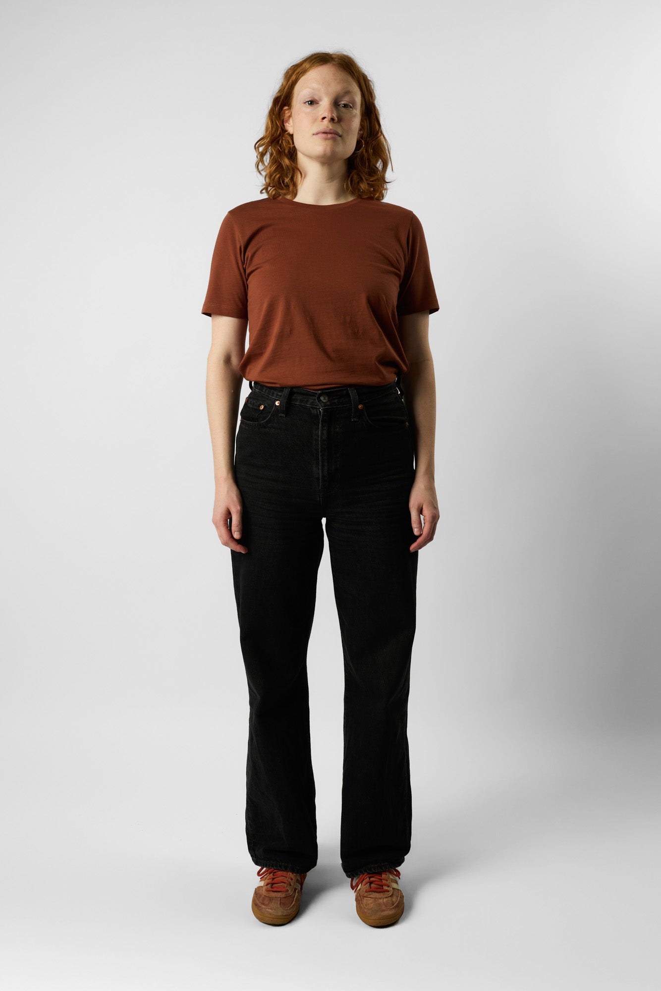 fitted organic women's tee