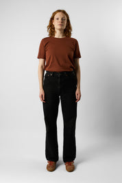 fitted organic women's tee