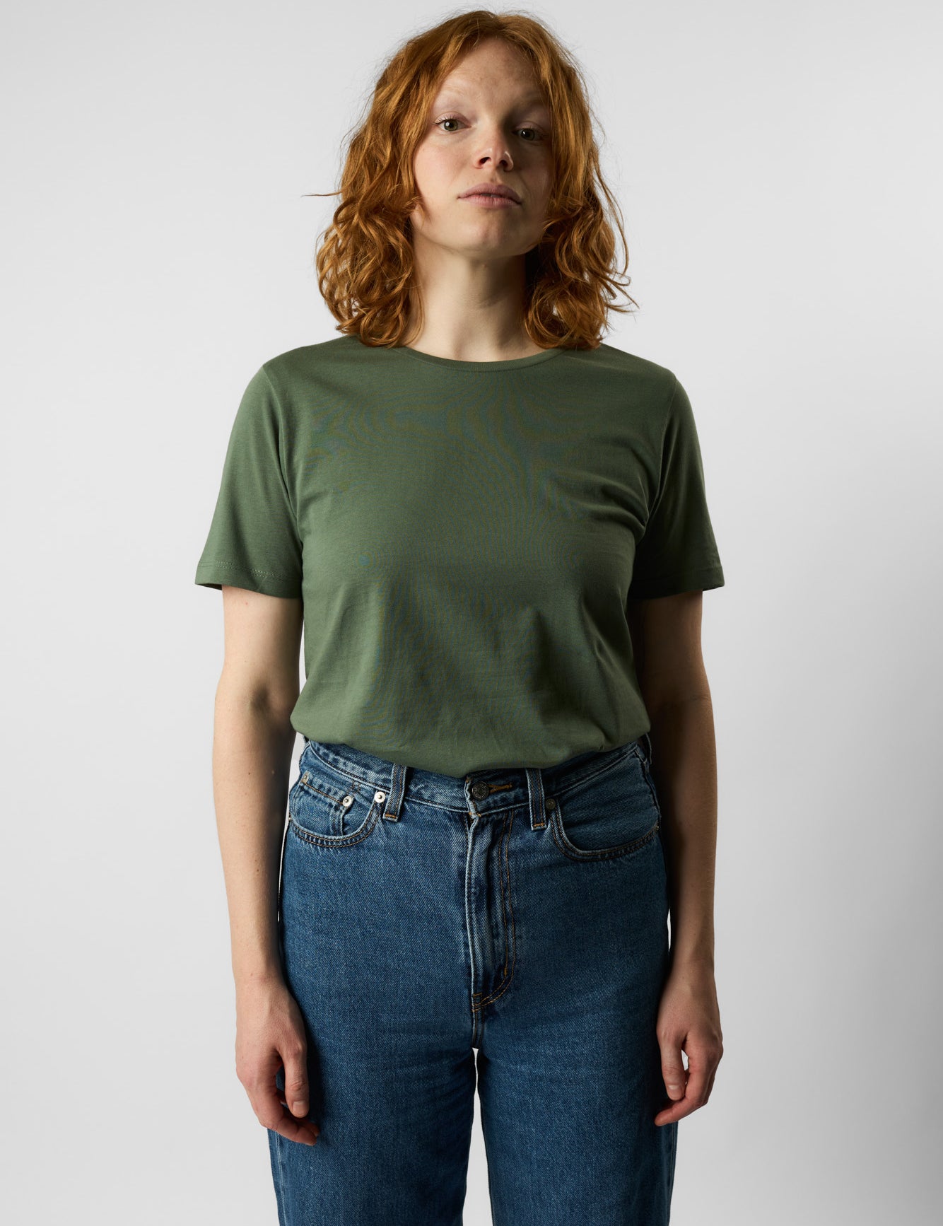 fitted organic women's tee