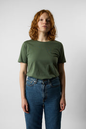 fitted organic women's tee