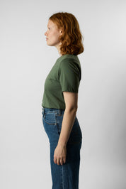 fitted organic women's tee