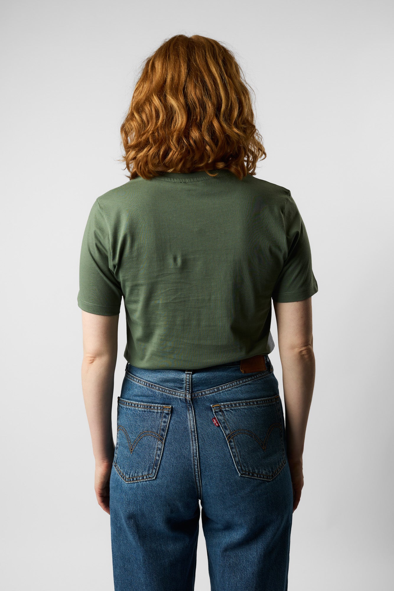 fitted organic women's tee