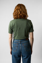 fitted organic women's tee