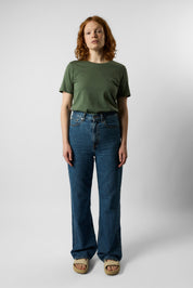 fitted organic women's tee