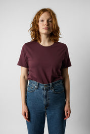 fitted organic women's tee