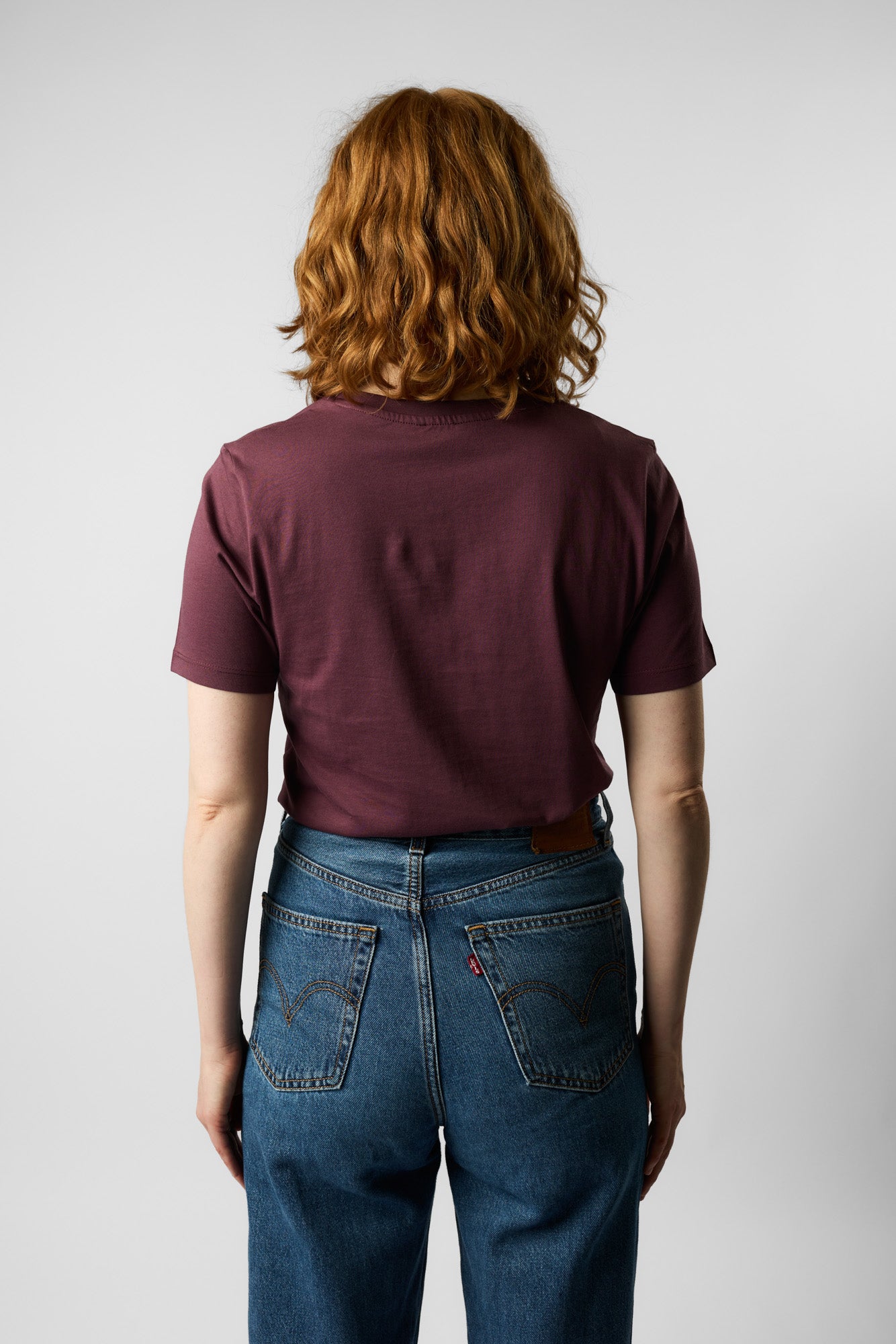 fitted organic women's tee