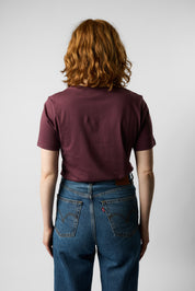 fitted organic women's tee