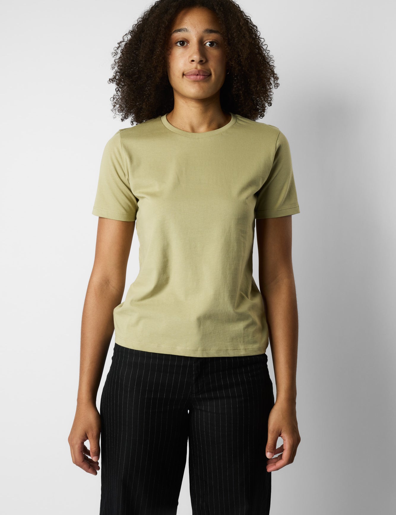 fitted organic women's tee
