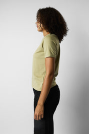 fitted organic women's tee
