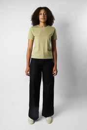 fitted organic women's tee