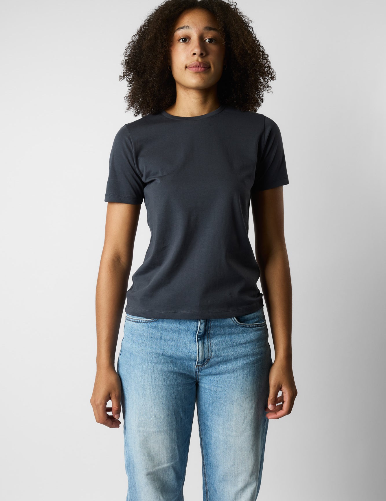 fitted organic women's tee