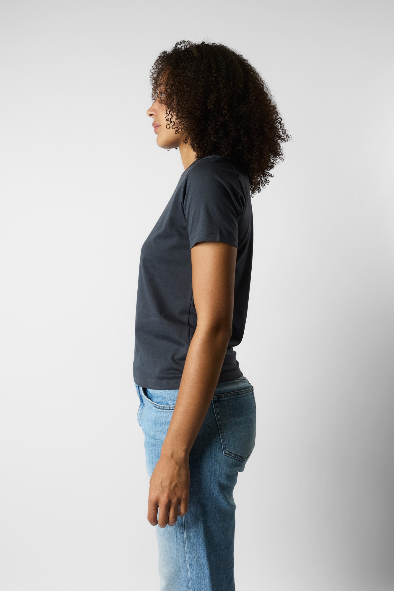 fitted organic women's tee