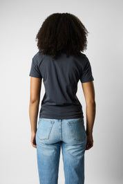 fitted organic women's tee