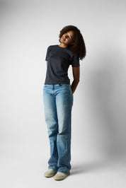 fitted organic women's tee