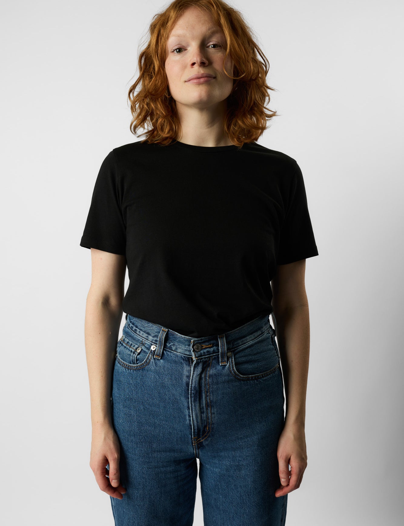 fitted organic women's tee