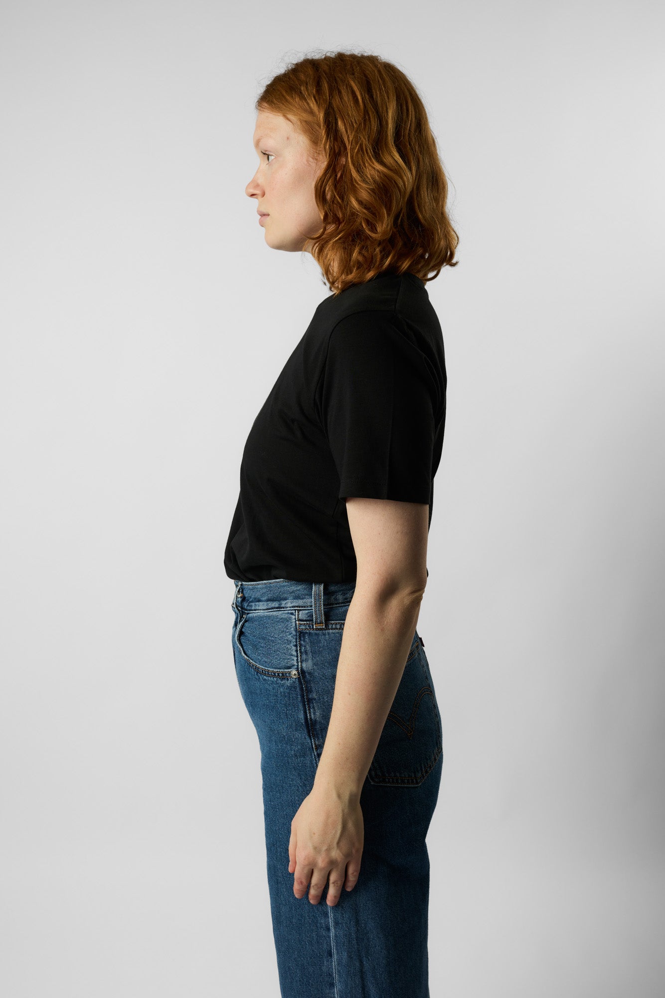 fitted organic women's tee