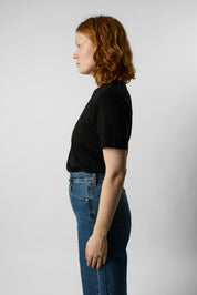 fitted organic women's tee