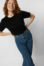 fitted organic women's tee