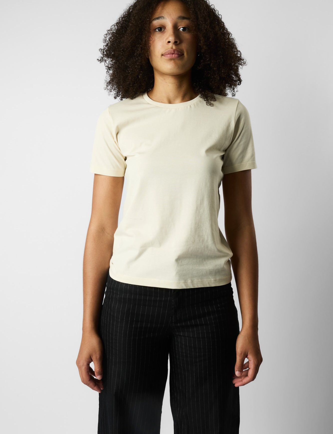 fitted organic women's tee