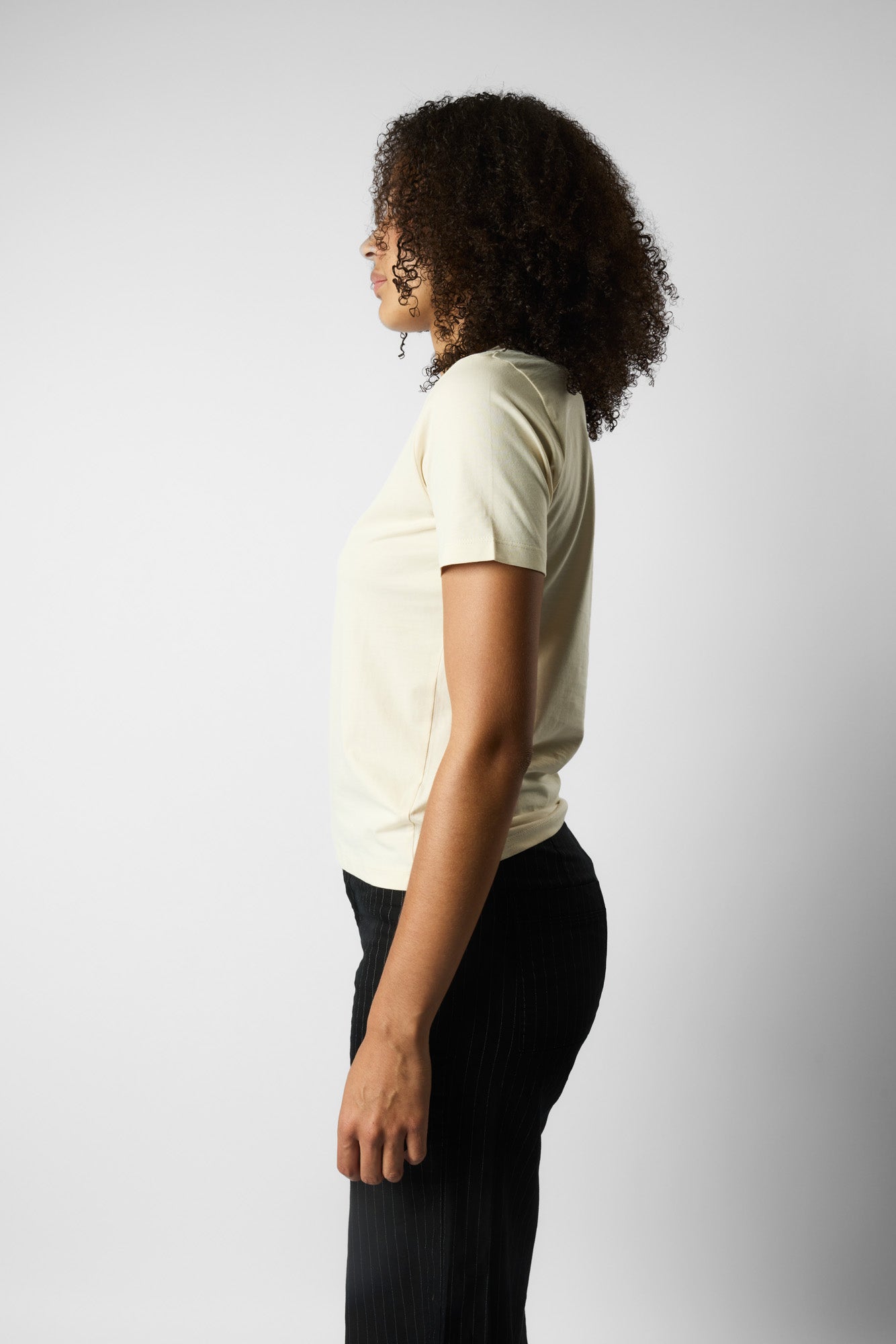 fitted organic women's tee