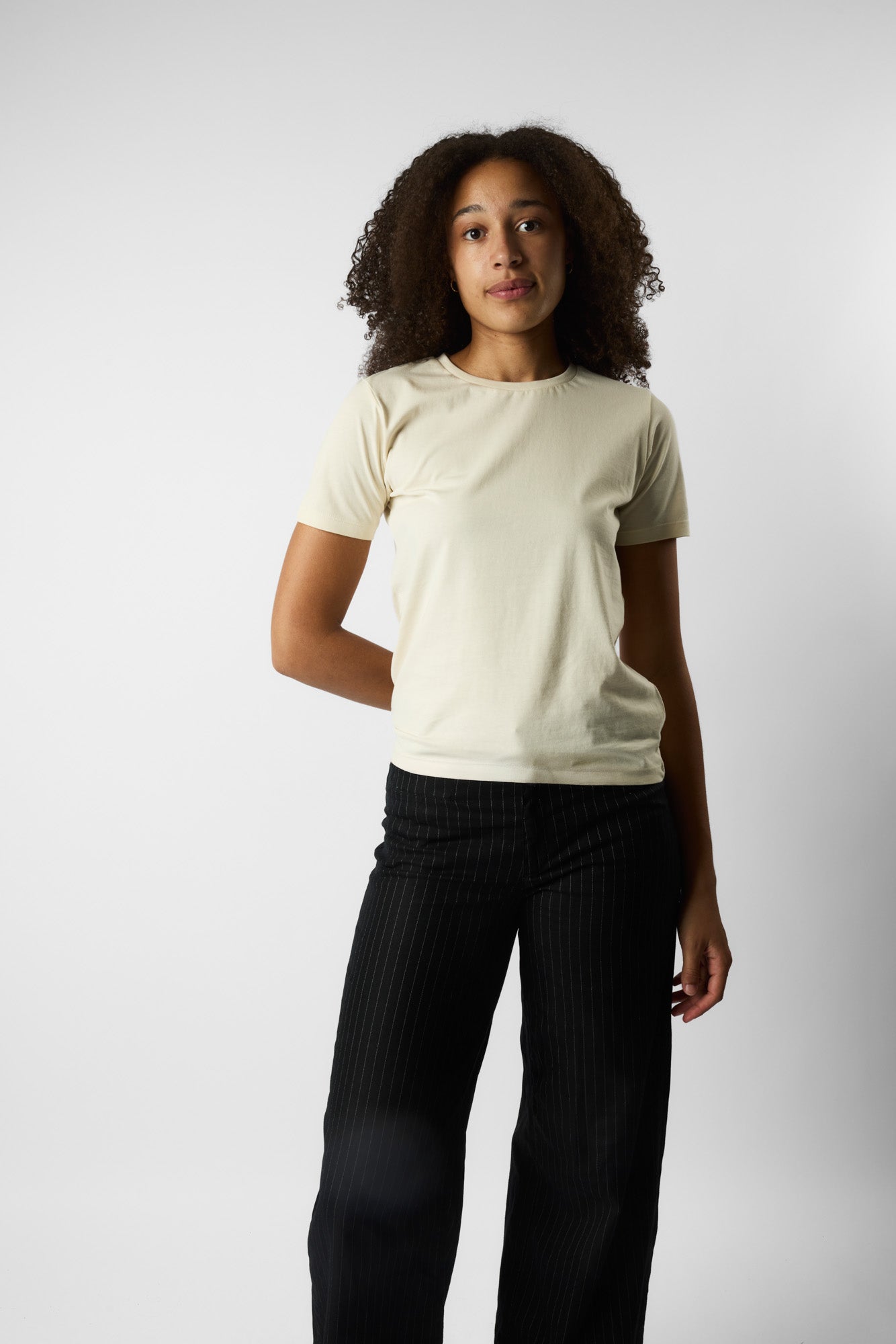 fitted organic women's tee