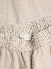 posey wide mid-rise linen pants light feather gray