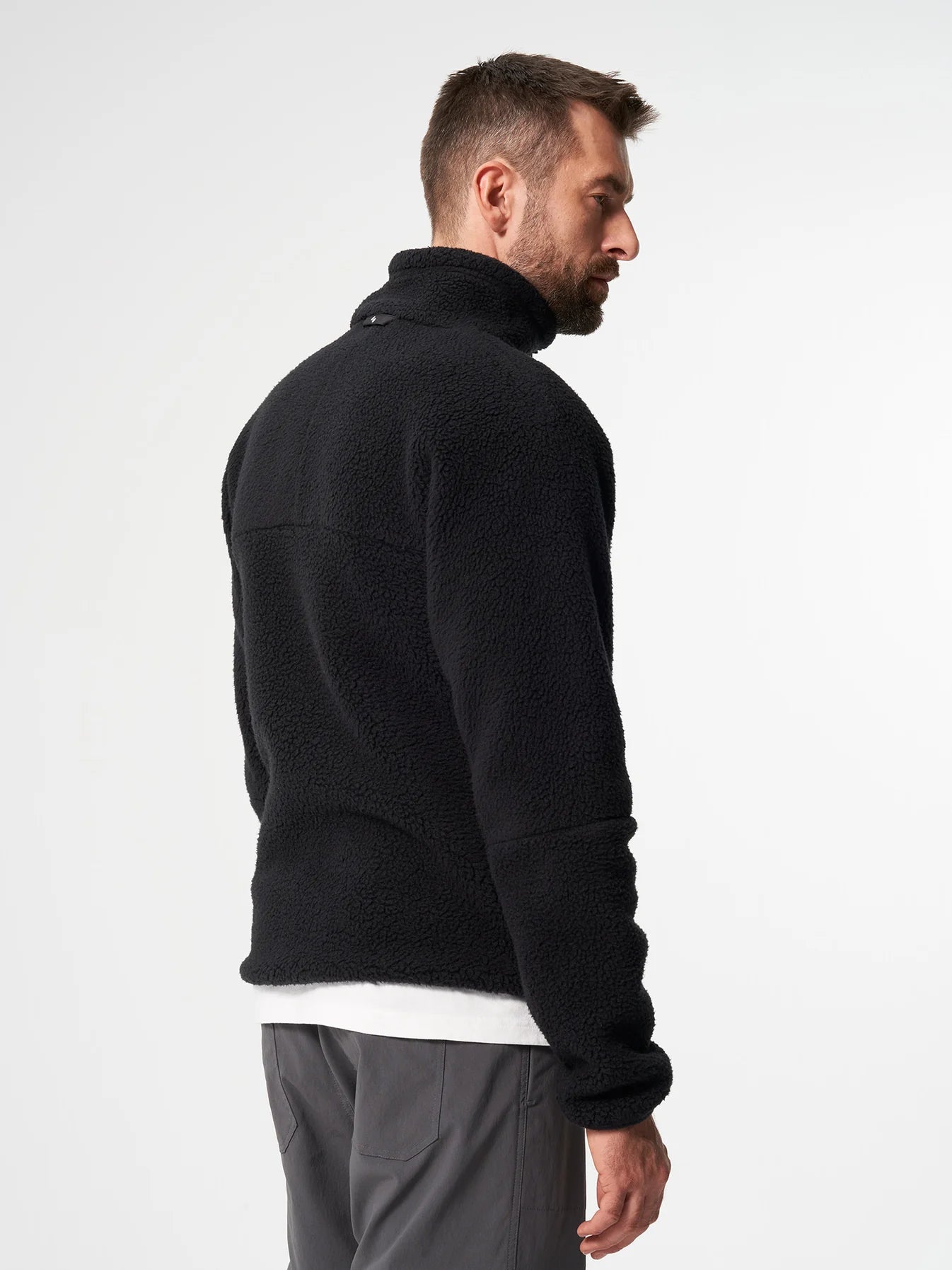fleece jacket peat black