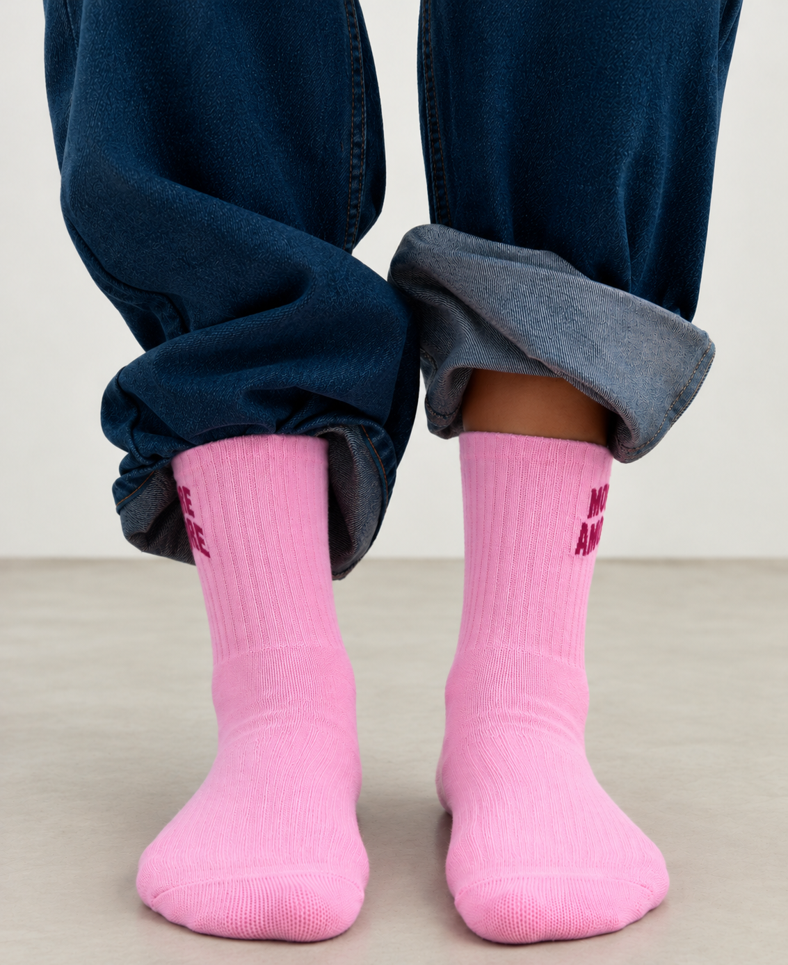 tennis sock pastel lavender more amore
