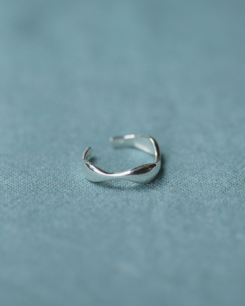 biegsamer ring lene silber