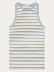 rib racer top multi color stripe