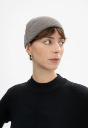 kurze strickmütze rafi bear melange